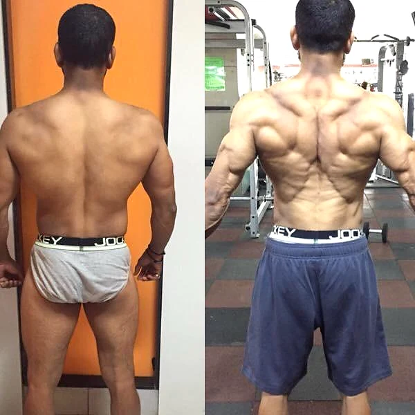 Anonymous Client — before and after transformation
