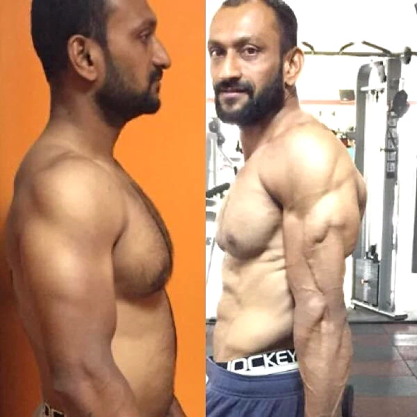 Anonymous Client — before and after transformation